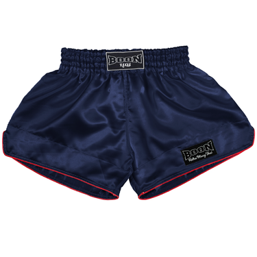 RSN Retro Muay Thai Shorts NAVY - BOON Sport